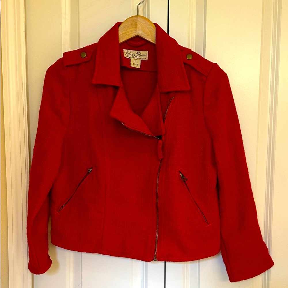 Lucky Brand Moto Jacket sz M